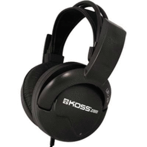 KOSS UR20 FULL SIZE HEADPHONES  BLACK