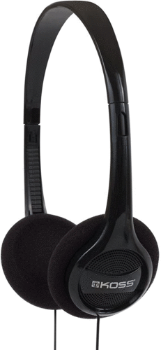 KOSS ON-EAR HEADPHONES KPH7(BLACK)