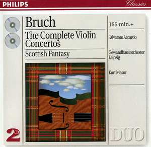 BRUCH THE COMPLETE VIOLIN CONCERTOS (CD X 2)