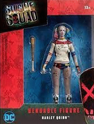 MUÑECO FLEXIBLE HARLEY QUINN SUICIDE SQUAD DC 3964