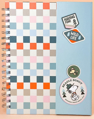 CUADERNO ESTAMPILLA SNOOPY