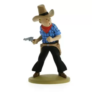 FIGURA TINTIN AS A COWBOY  (12CM)