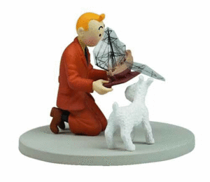 FIGURAS ESCENAS TINTIN Y EL UNICORNIO