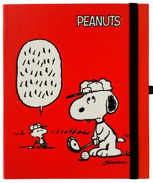 LIBRETA TAPA DURA   SNOOPY 18-01