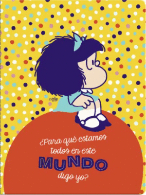 LIBRETA TB MEDIANA MAFALDA AZUL PUNTITOS
