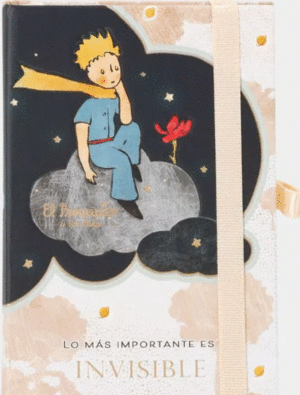LIBRETA TAPA DURA PEQUEÑA  PRINCIPITO INVISIBLE