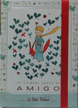 LIBRETA TAPA DURA PEQUEÑA  EL PRINCIPITO AMIGO