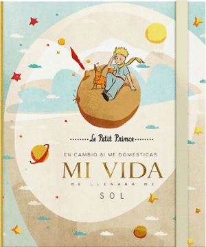 LIBRETA TAPA DURA GRANDE  PRINCIPITO MI VIDA