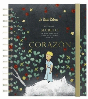 LIBRETA TD GRANDE ANILLADA PRINCIPITO SECRETO-CORAZON