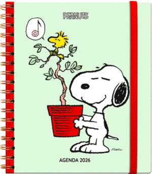 AGENDA SNOOPY CUADERNO SEMANAL ESPIRAL 2026