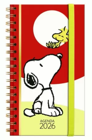 AGENDA SNOOPY CHEQUERA SEMANAL ESPIRAL 2026