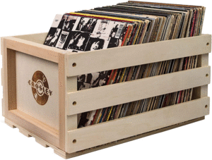 CAJA PARA VINILOS RECORD STORAGE CRATE AC1004A-NA. Accesorios y repuestos.  Tornamesa