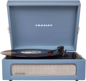 TORNAMESA CROSLEY VOYAGER PORTABLE TURNTABLE - WASHED BLUE