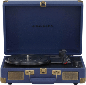 Crosley - Tocadiscos vintage CR8005F-MT Cruiser Plus de 3 velocidades con  Bluetooth, tipo maletín (menta)