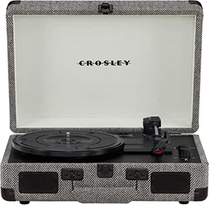 Crosley - Tocadiscos vintage CR8005F-MT Cruiser Plus de 3 velocidades con  Bluetooth, tipo maletín (menta)