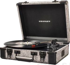 TORNAMESA CROSLEY CR6019E-SMK EXECUTIVE VINTAGE CON USB, HUMO