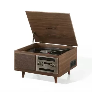 TORNAMESA CROSLEY SERENADE 8-EN -1 RECORD PLAYER CR7023A-WA