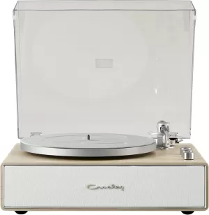 TORNAMESA CROSLEY  STAVE-NASL  CON BT + ALTAVOCES, COLOR NATURAL