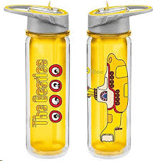 TRITAN WATER BOTTLE BEATLES YELLOW SUBMARINE 18 OZ.