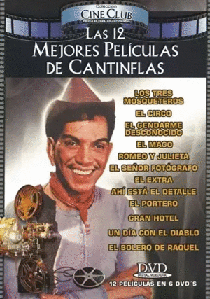 LAS 12 MEJORES PELICULAS DE CANTINFLAS (DVD)