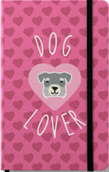 NOTEBOOK DOG LOVER  (CUADRICULA)