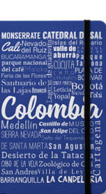 NOTEBOOK    COLOMBIA BLUE  RAYADA