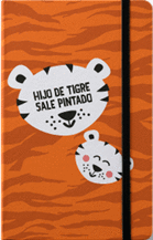 NOTEBOOK HIJO DE TIGRE  CUADRICULADA
