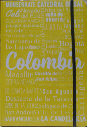 NOTEBOOK COLOMBIA YELLOW  HOJA BLANCA