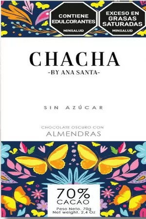 CHOCOLATE OSCURO CON ALMENDRAS