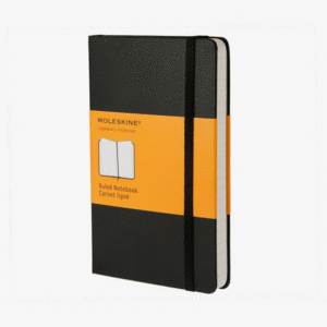 CUADERNO PEQ PUNTOS NEGRO SC
