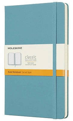 CUADERNO GDE RAYAS AZUL AGUA HC