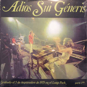 ADIOS SUI GENERIS 1 PARTE (VINILO)