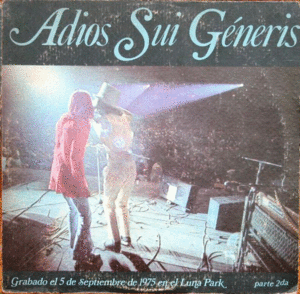 ADIOS SUI GENERIS 2 PARTE (VINILO)