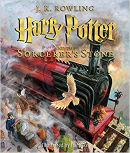 HARRY POTTER AND THE SORCERER'S STONE ILUSTRATED BOOK