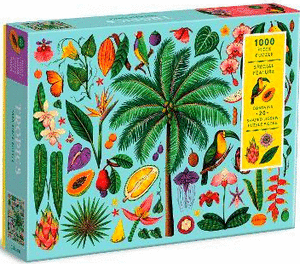TROPICS 1000 PIECE PUZZLE WITH SHAPED PIECES