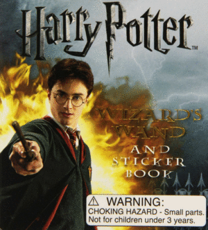 HARRY POTTER WIZARD WAND STICKER BOOK