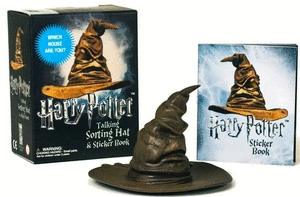 HARRY POTTER TALKING SORTING HAT AND STICKER BOOK