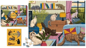 FOR THE LOVE OF CATS 500-PIECE PUZZLE