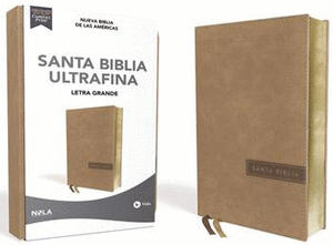 BIBLIA NBLA-ULTRAFINA -LETRA GRANDE - BEIGE