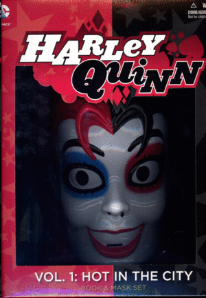 HARLEY QUINN BOOK & MASK SET