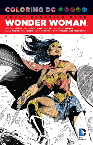 ADULT COLORING BOOK WONDER WOMAN