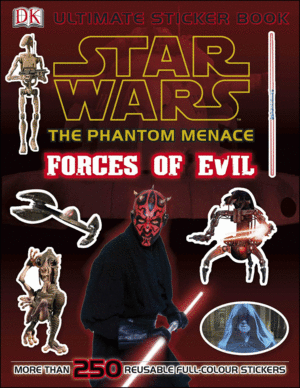 STAR WARS PHANTOM MENACE ULTIMATE STICKER FORCES OF EVIL