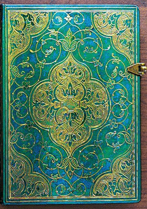 LIBRETA PAPERBLANKS CRÓNICAS TURQUESAS