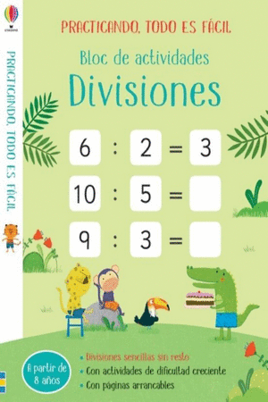 BLOC DE ACTIVIDADES DIVISIONES