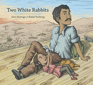 TWO WHITE RABBITS