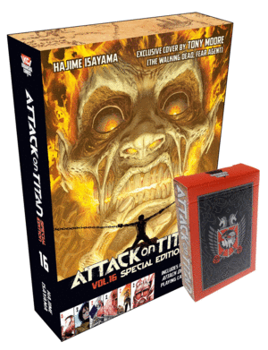 ATTACK ON TITAN 16 MANGA SPECIAL EDITION WITH PLAYING CARDS