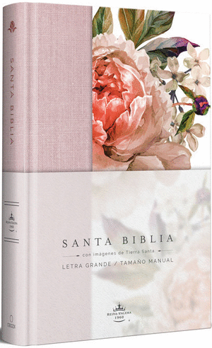 SANTA BIBLIA FLORES ROSADA