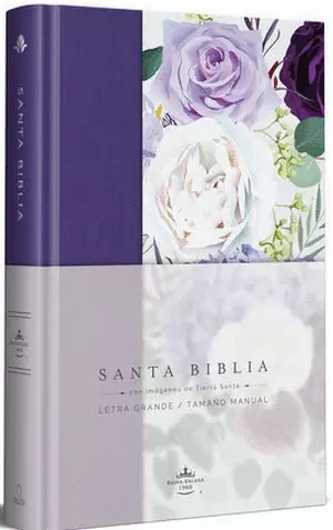 BIBLIA RVR 1960 FLORES MORADA