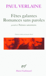 FÊTES GALANTES. ROMANCES SANS PAROLES