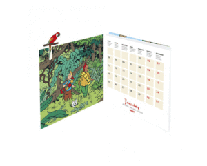 CALENDARIO TINTIN DE MESA ACORDEÓN SAVE THE PLANET - 2021
